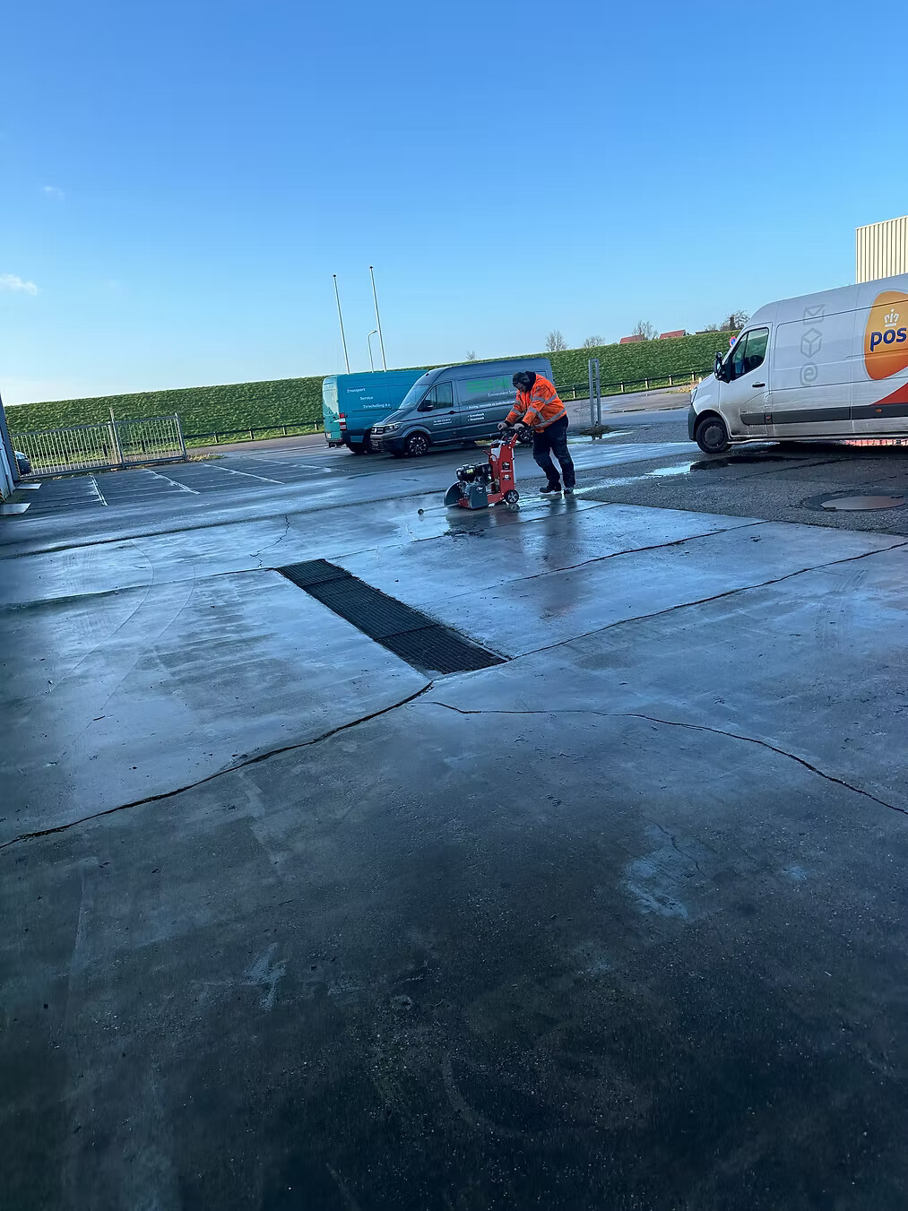 Platen Vloeistofdichte Vloer
