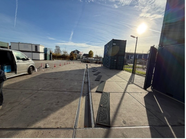 Renovatie was/tankplaats