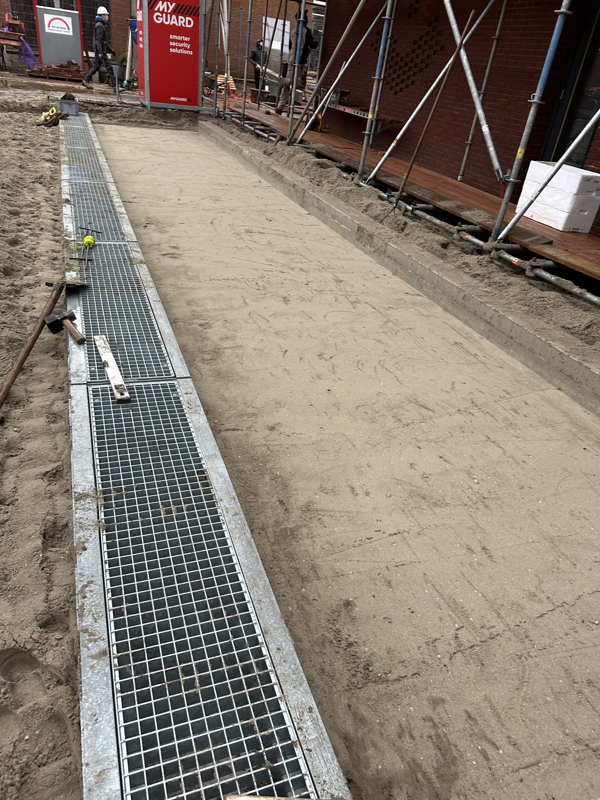 Realisatie wasplaats Brandweerkazerne Bennebroek