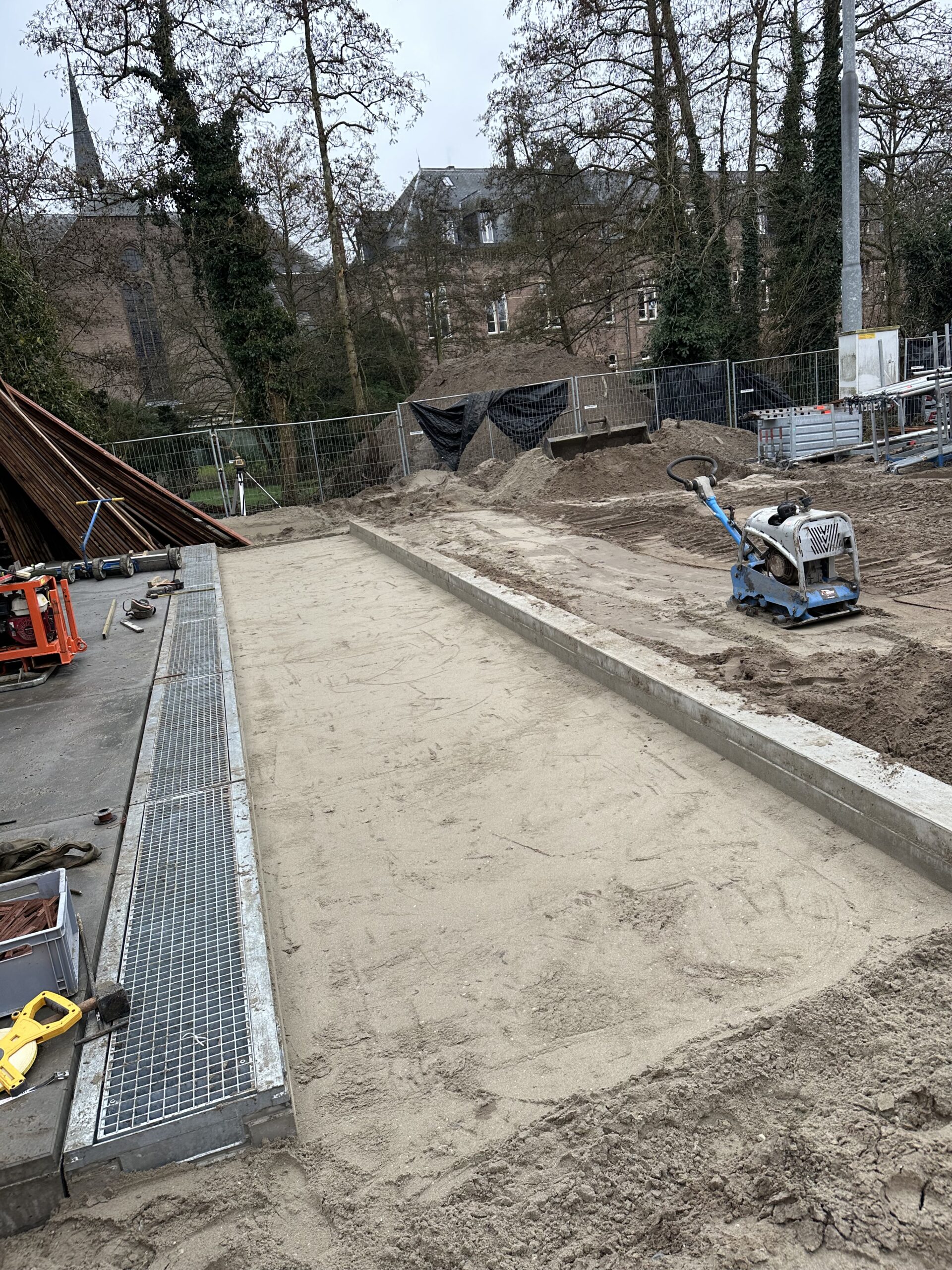 Realisatie wasplaats Brandweerkazerne Bennebroek