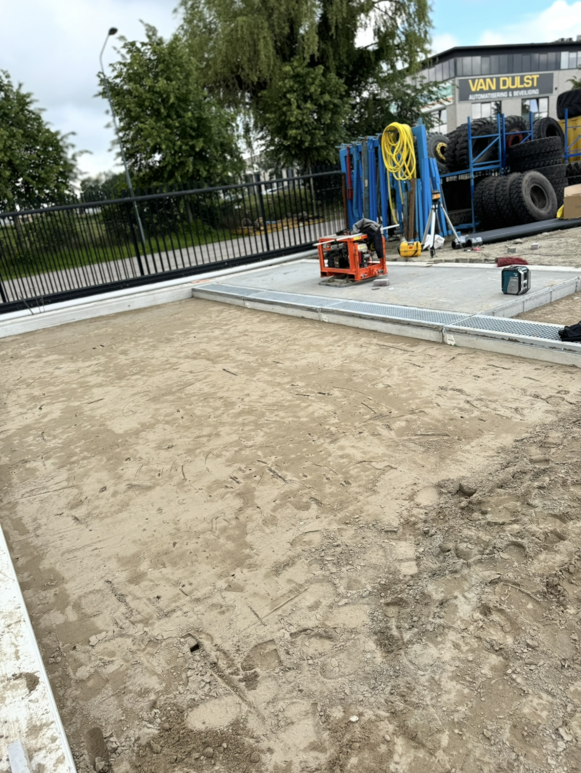 Realisatie was/tankplaats Oosterhout