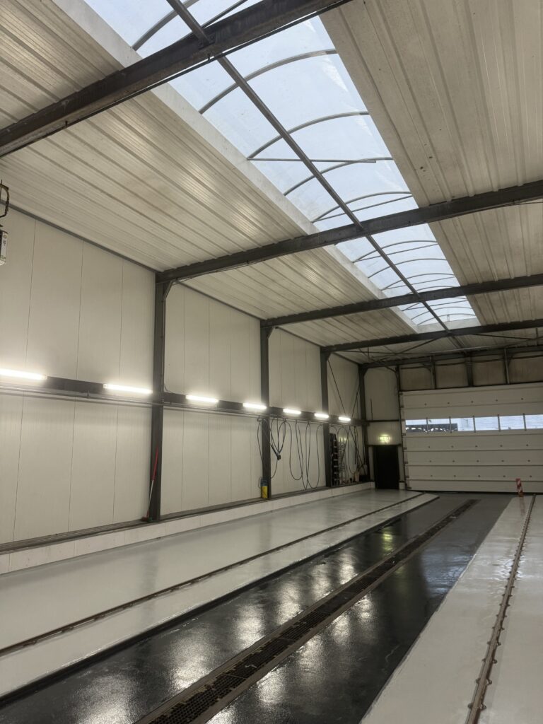 Kunststof vloersysteem wasstraat Zaandam